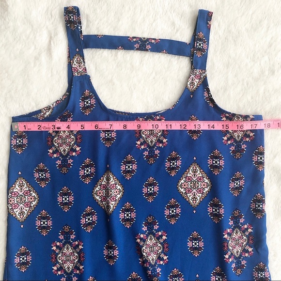 4/$20 🌴 Pink Rose | Printed Bar Back Shift Dress - Picture 10 of 12